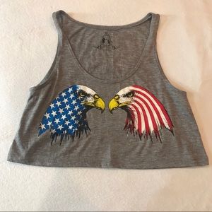 Bald Eagle Cropped Tank